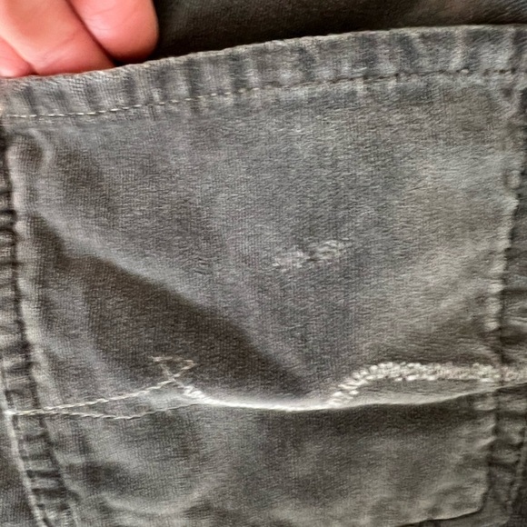 7 FOR ALL MANKIND Womens Bootcut Suede Soft Grey Size 30 Pants Boho - Picture 5 of 6